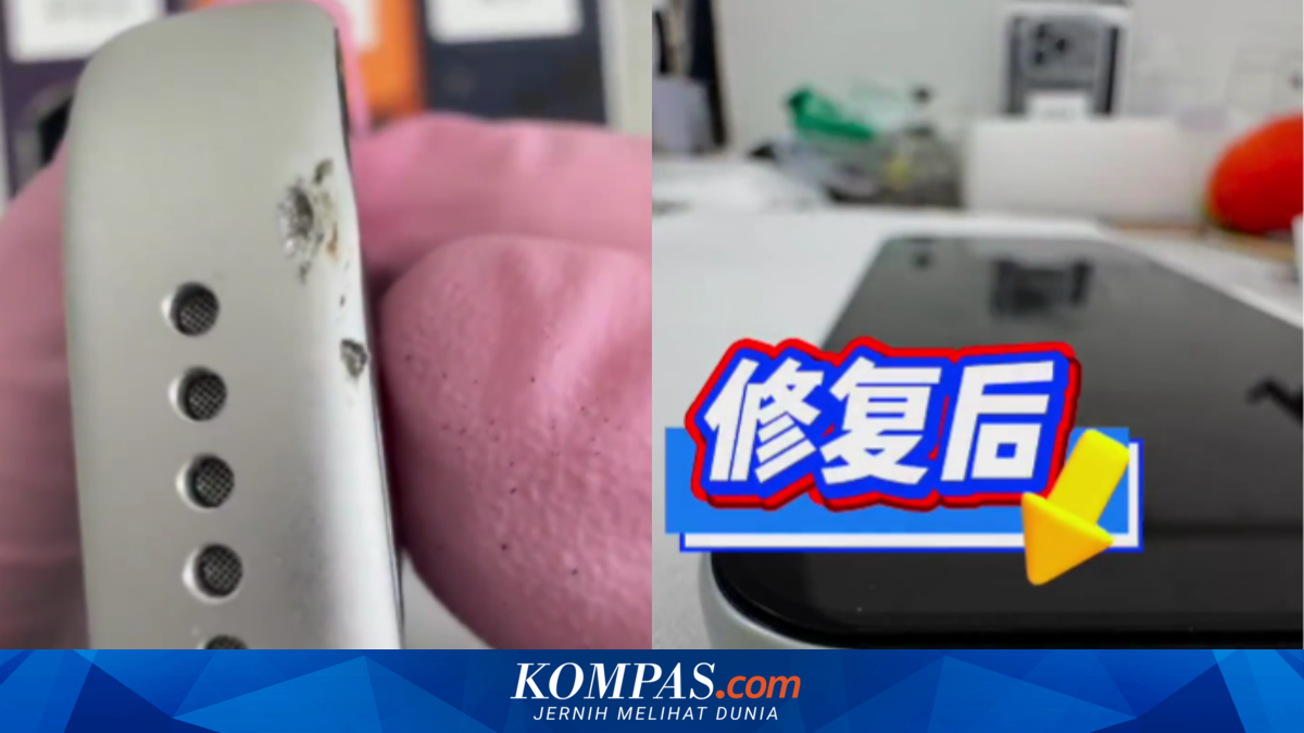 Transformasi iPhone Penyok Menjadi Mulus di Tangan Teknisi China