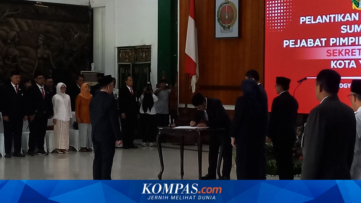 Budi Santosa Resmi Menjabat Sekda, Wali Kota Yogyakarta Beri Pesan Penting