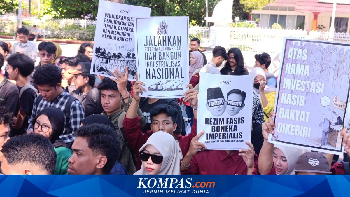 Aksi Mahasiswa di Mataram, Tuntut Evaluasi Program Makan Bergizi Gratis