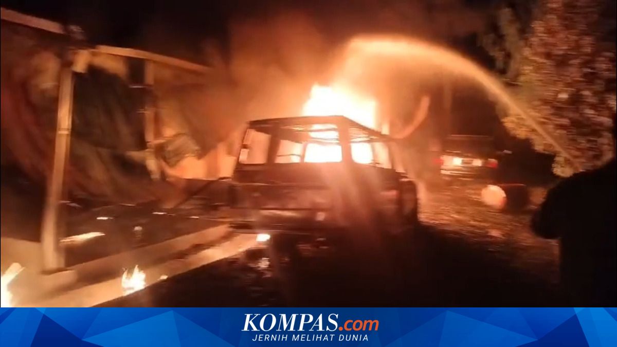 Minibus Meledak Diduga Angkut BBM Ilegal, Dua Rumah Terbakar di Polewali Mandar