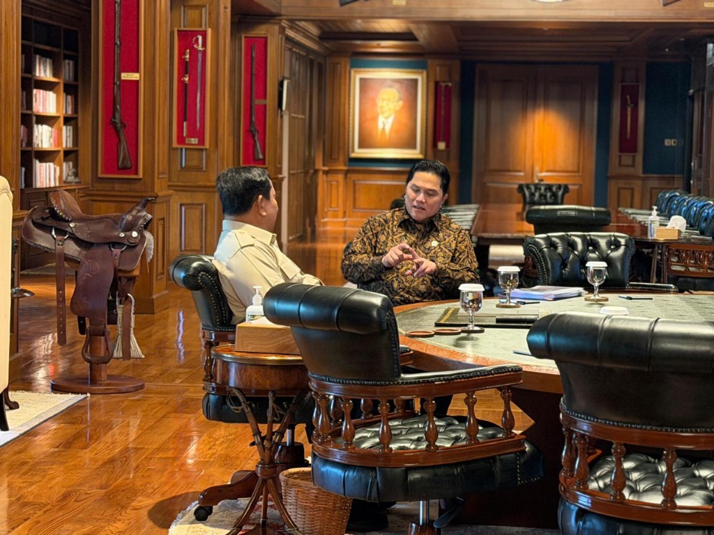 Presiden Prabowo Terima Menpora Erick Laporkan Rencana Akademi Olahraga dan Pelatihan Atlet