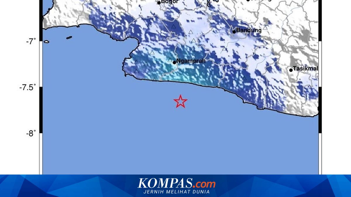 Gempa Berkekuatan 4,3 Mengguncang Sukabumi, Dipicu oleh Sesar Laut Aktif