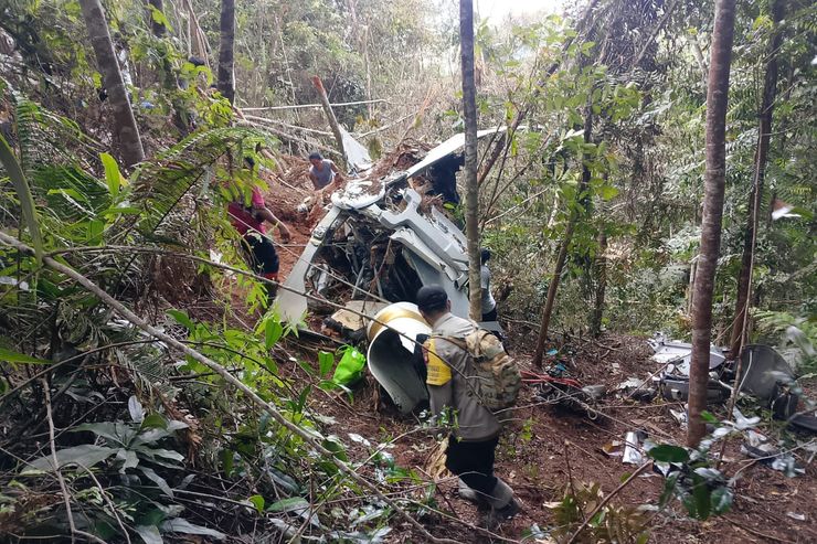 Penemuan Instrumen Kokpit PK-CFX, Penyebab Jatuhnya Helikopter di Sekadau Mulai Terungkap
