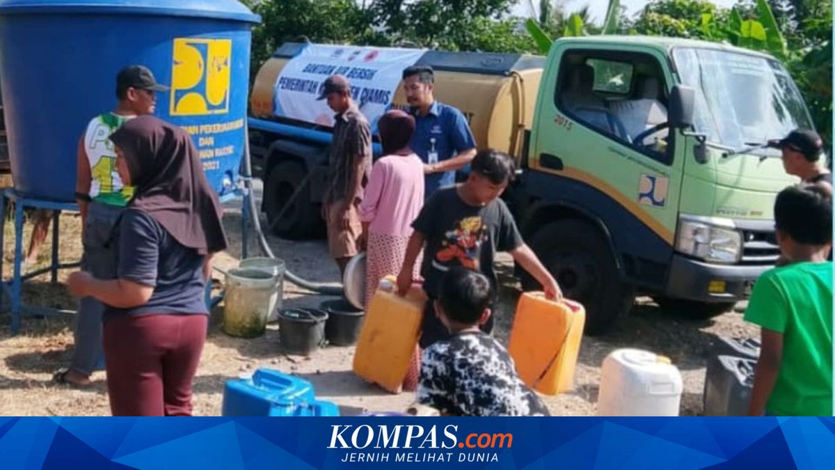 Banjarsari Terkena Dampak Kekeringan, BPBD Ciamis Salurkan Air Bersih untuk Warga