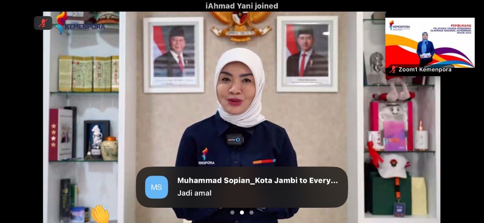 Kemenpora RI Gelar Pelatihan Tenaga Penggerak Olahraga Nasional 2026 Secara Daring