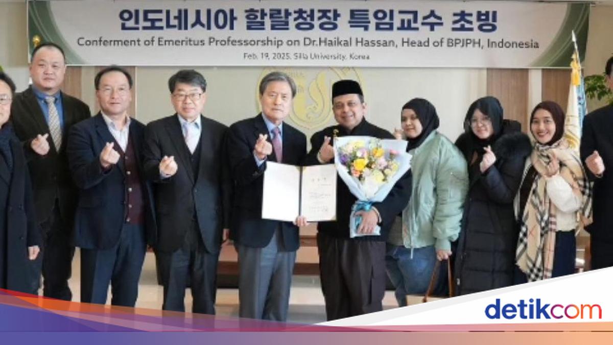 Kepala BPJPH Dapat Gelar Profesor Emeritus dari Silla University di Korea Selatan