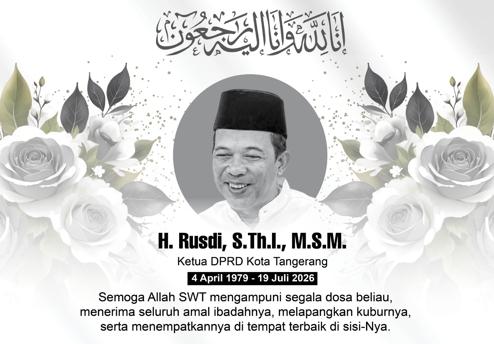 Kursi Ketua DPRD Kota Tangerang Belum Terisi, Berikut Enam Calon yang Mendaftar