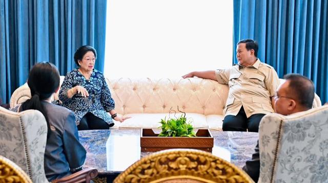 Pertemuan Strategis: Mega dan Prabowo Bertemu di Istana
