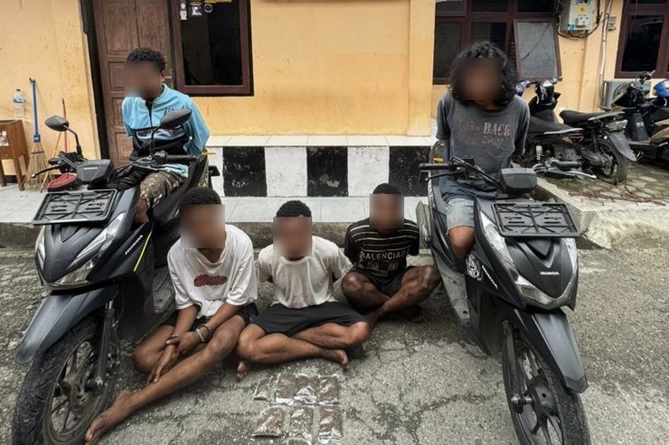 Polisi Jayapura Ungkap Jaringan Pencurian Motor dan Peredaran Narkoba