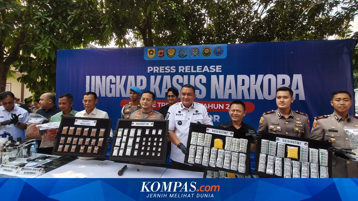 Polisi Ungkap Jaringan Pengedar Obat Keras di Bogor, Tersangka Berkamuflase Berbagai Usaha