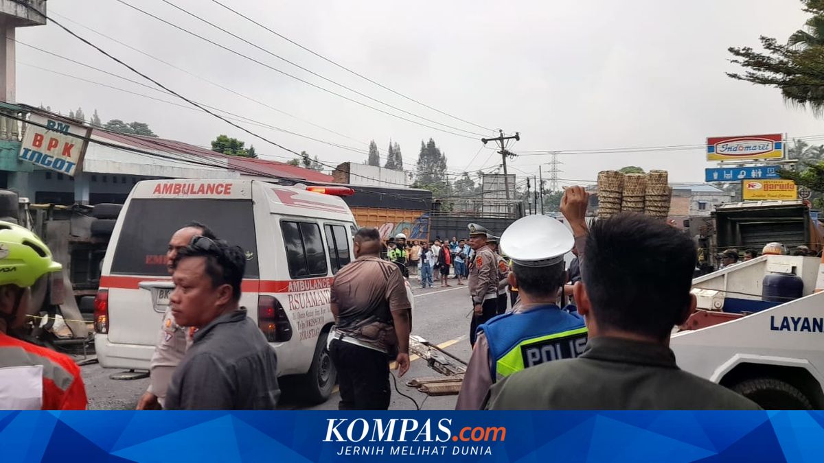 Lama Proses Evakuasi Kecelakaan di Sibolangit, Truk Terguling Jadi Penyebab Utama