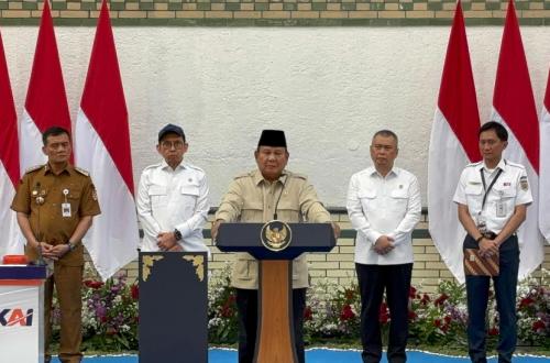 Prabowo Uji Coba Kereta Wisata Nusantara Explorer dari KAI