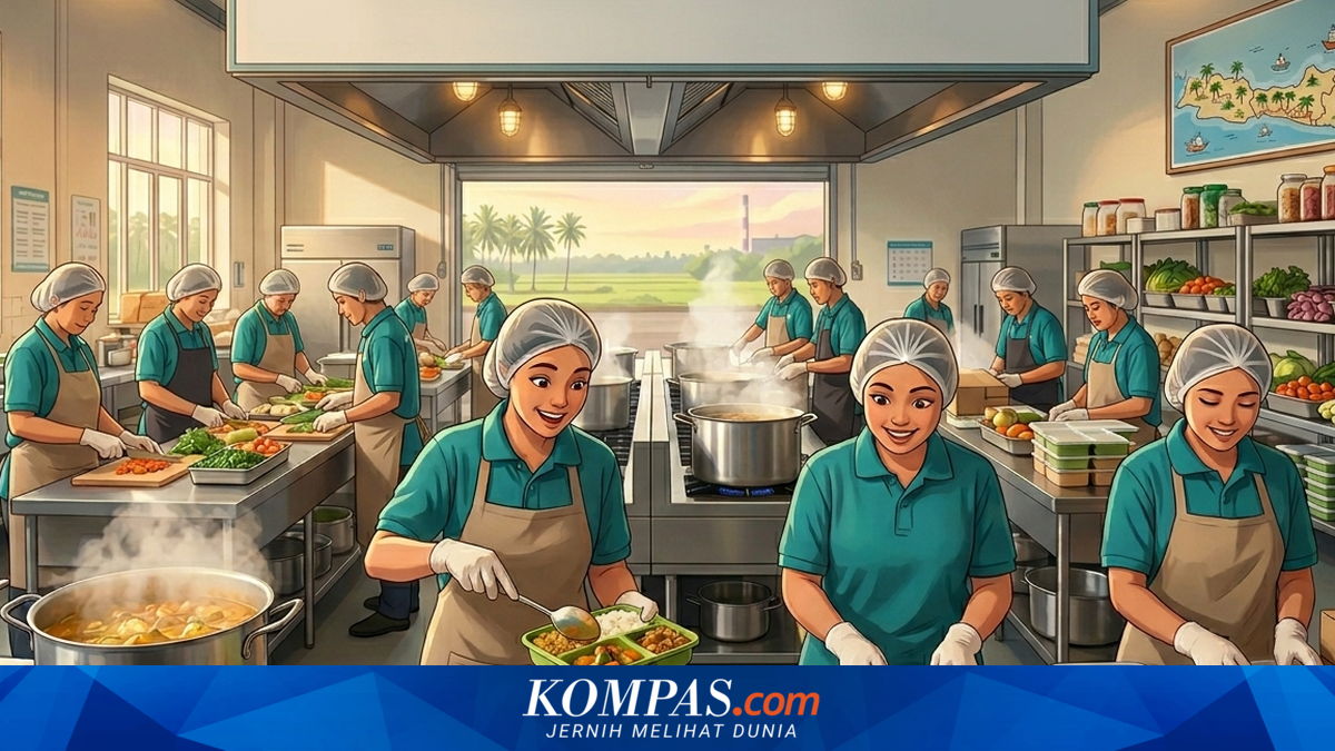 Aksi Damai Ribuan Relawan Dukung Program Makan Bergizi Gratis di Probolinggo