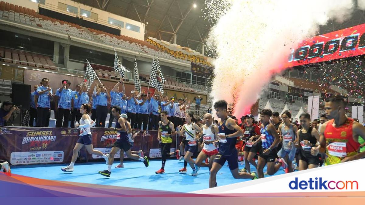 Antusiasme Tinggi Warga dalam Sumsel Bhayangkara Run 2026, Dihadiri 8.035 Peserta