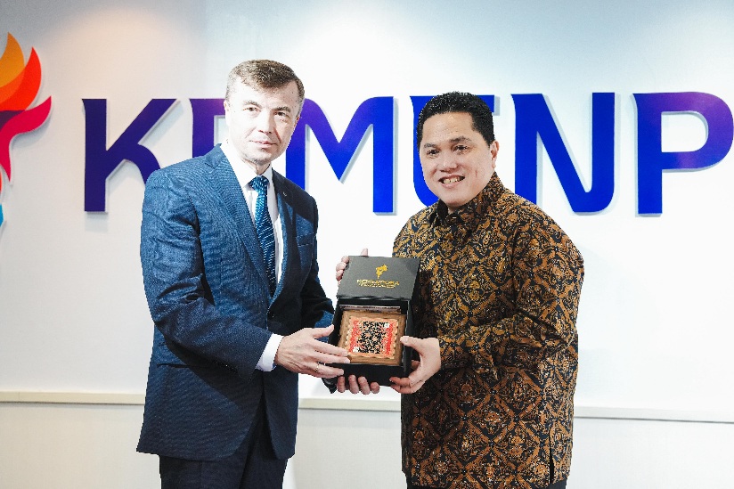 Menpora Erick Thohir Bahas Kerja Sama Pemuda dan Olahraga dengan Duta Besar Rusia