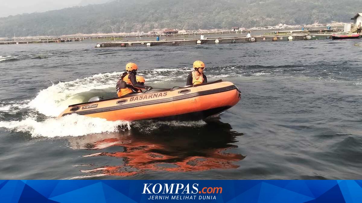 Pencarian Pria Tenggelam di Waduk Jatiluhur Berlanjut