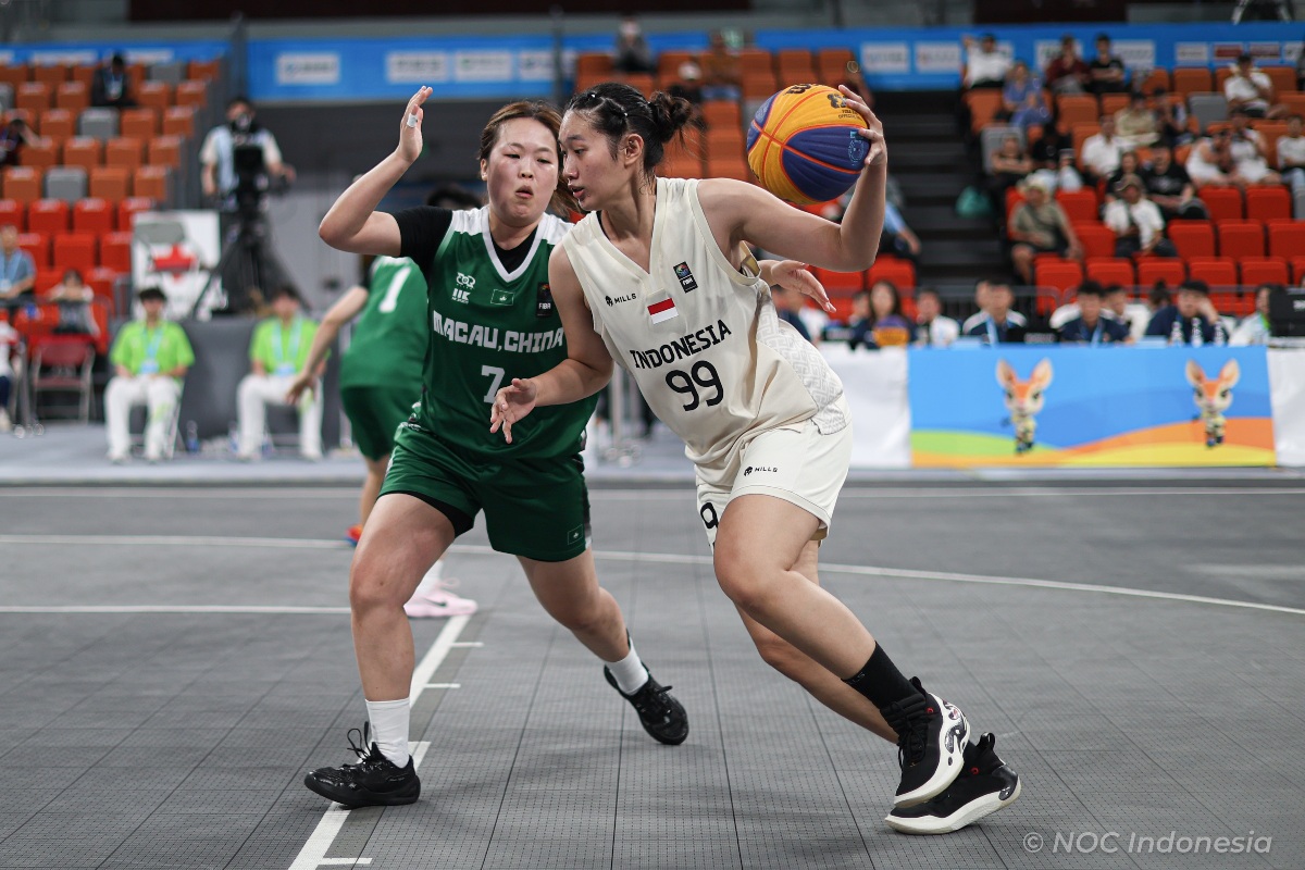 Timnas Basket 3x3 Putri Melaju ke 16 Besar Asian Beach Games 2026