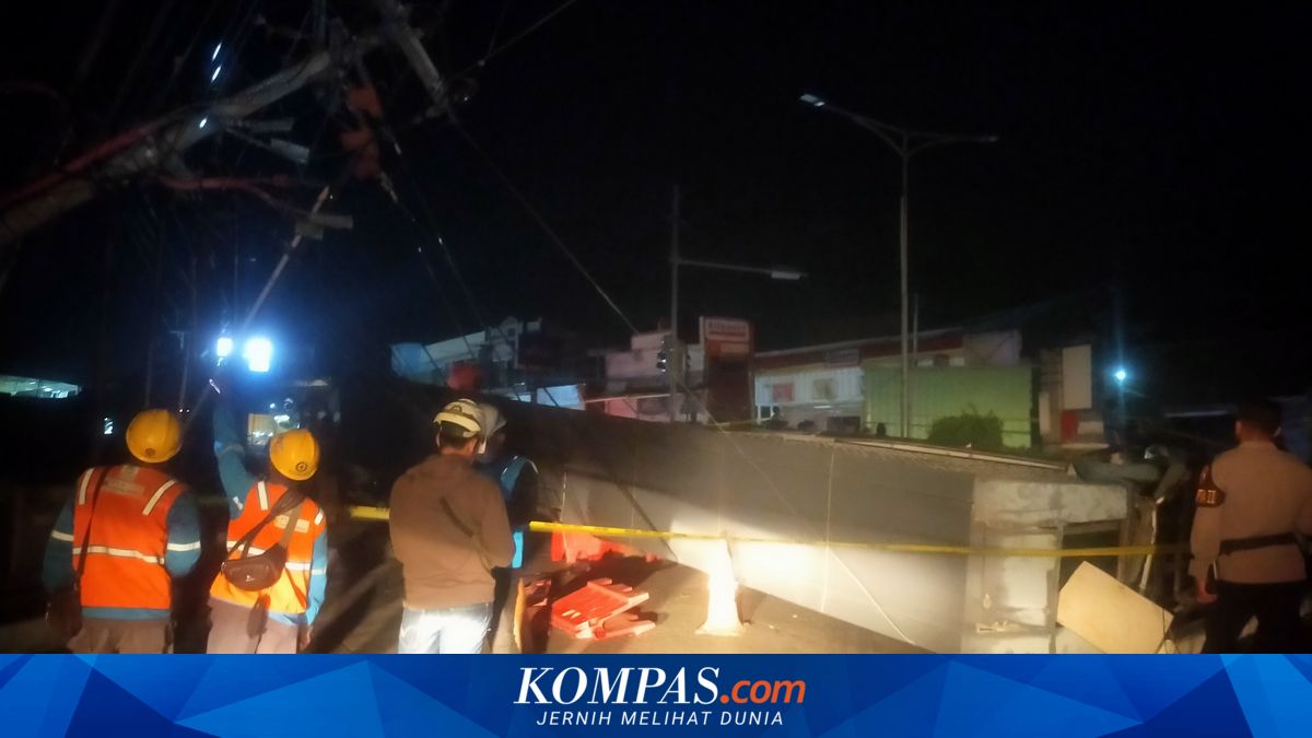 Videotron Jatuh di Majalengka, Seorang Pengendara Motor Tewas Tertimpa