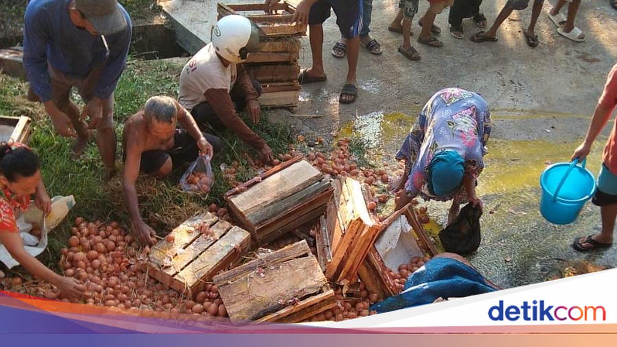---
Warga Purbalingga Ambil Telur dari Truk yang Terguling

---